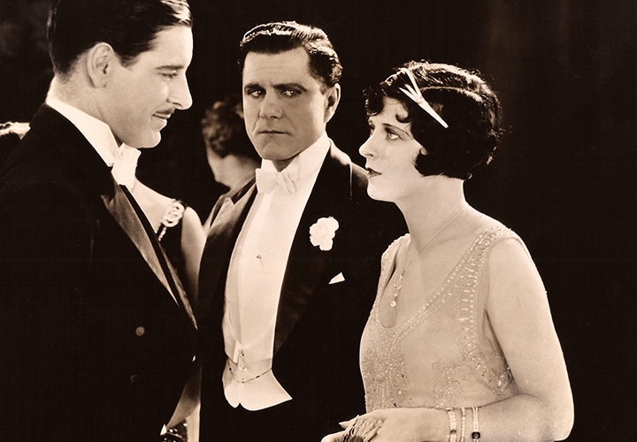 Ronald Colman, Bert Lytell, and May McAvoy in Lady Windermere's Fan (1925)