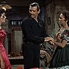 Clark Gable, Jane Russell, and Gilda Fontana in The Tall Men (1955)