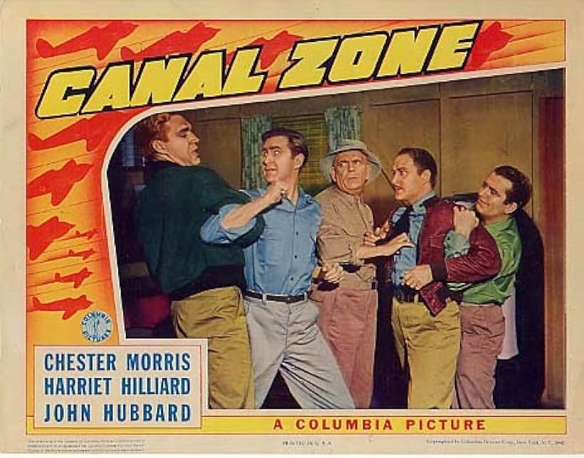 John Hubbard, George McKay, Larry Parks, and Forrest Tucker in Canal Zone (1942)