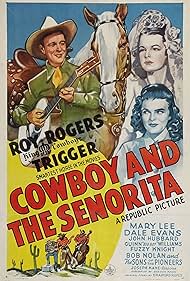 Roy Rogers, Dale Evans, Mary Lee, and Trigger in Cowboy and the Senorita (1944)