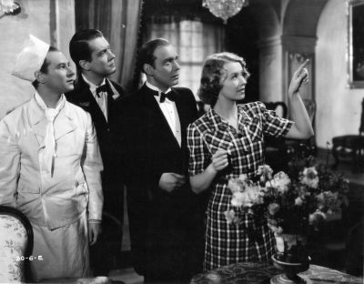 Natasa Gollová, Antonín Novotný, Ladislav Pesek, and Jan Pivec in Hotel Modrá hvezda (1941)