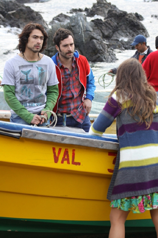 Nicolás Poblete and Eduardo Paxeco in Primera Dama (2010)