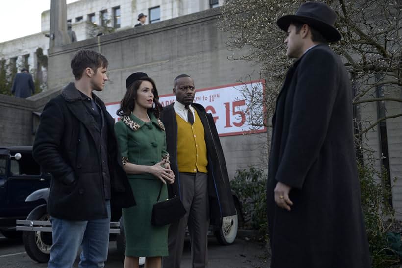 Malcolm Barrett, Misha Collins, Abigail Spencer, and Matt Lanter in Timeless (2016)