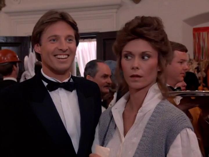 Bruce Boxleitner, Kate Jackson, and Devron Conrad in Scarecrow and Mrs. King (1983)