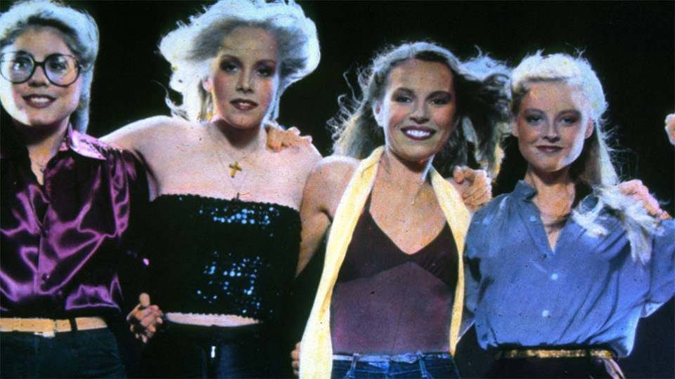 Jodie Foster, Cherie Currie, Marilyn Kagan, and Kandice Stroh in Foxes (1980)