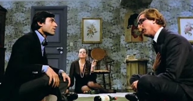 Lando Buzzanca, Renzo Marignano, and Ada Pometti in No One Will Notice You're Naked (1971)