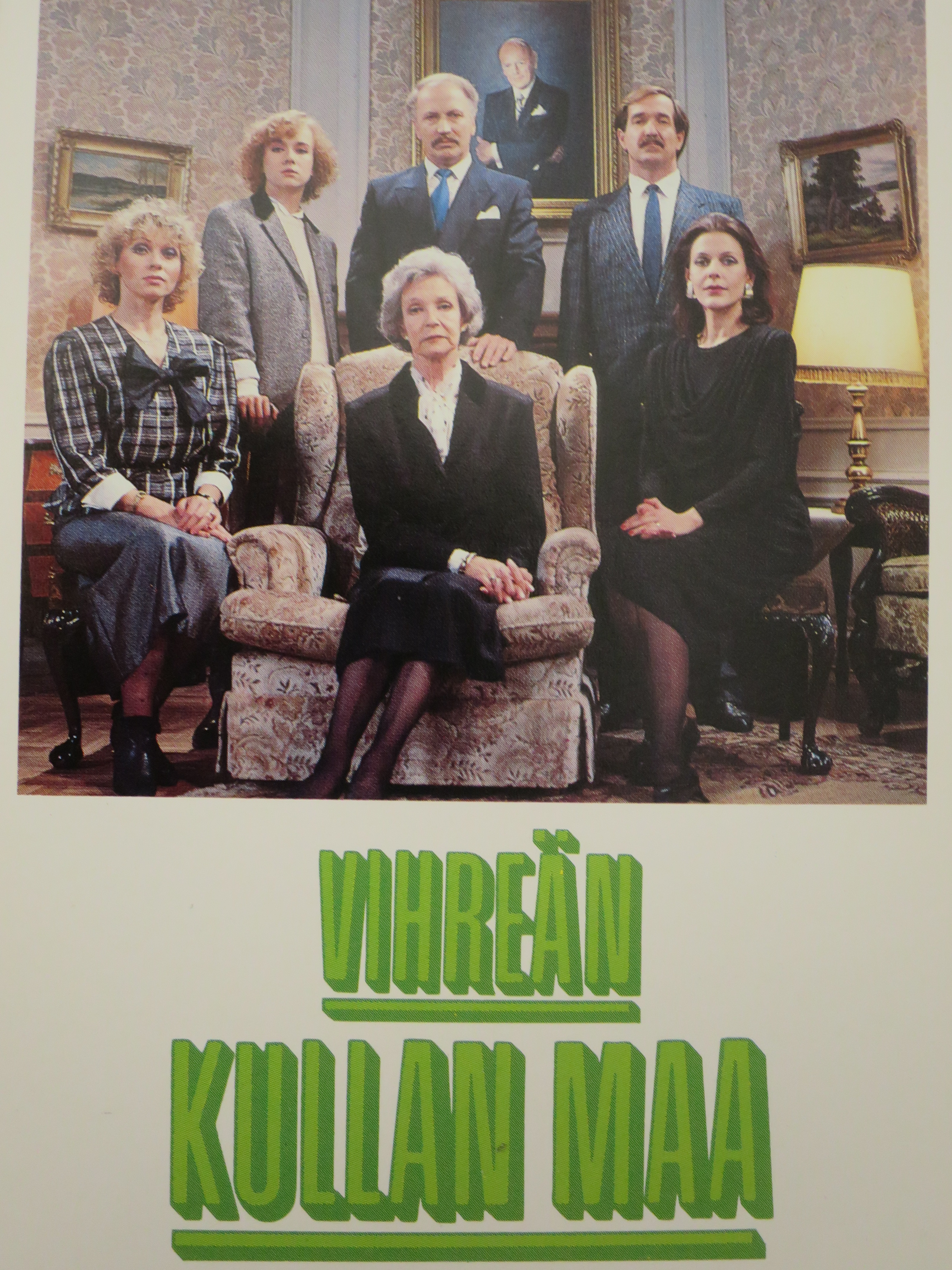 Asta Backman, Eeva Eloranta, Markku Huhtamo, Svante Korkiakoski, Paula Siimes, and Inga Sulin in Vihreän kullan maa (1987)