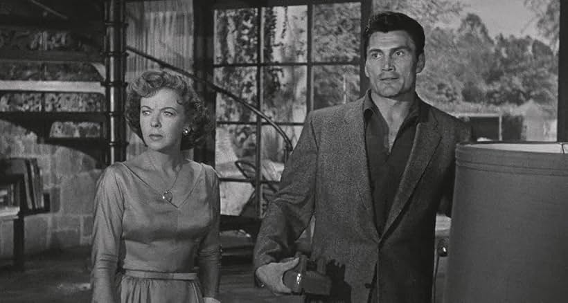 Jack Palance and Ida Lupino in The Big Knife (1955)