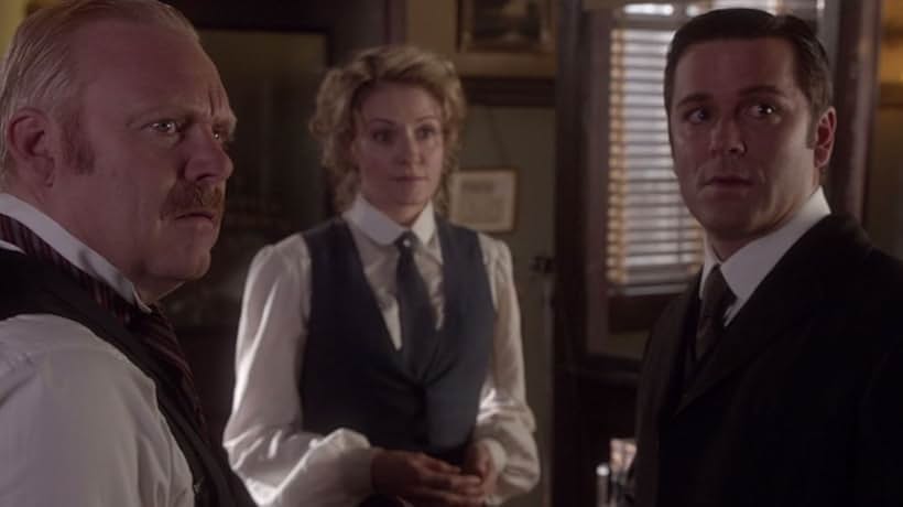 Yannick Bisson, Thomas Craig, and Helene Joy in Murdoch Mysteries (2008)