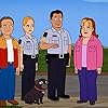 Lorne Cardinal, Corrine Koslo, Kevin Loring, and Tara Spencer-Nairn in Corner Gas Animated (2018)