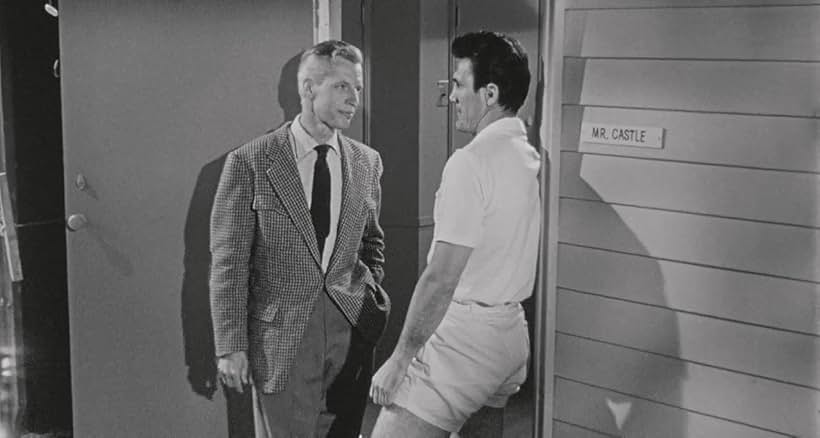 Jack Palance and Wesley Addy in The Big Knife (1955)