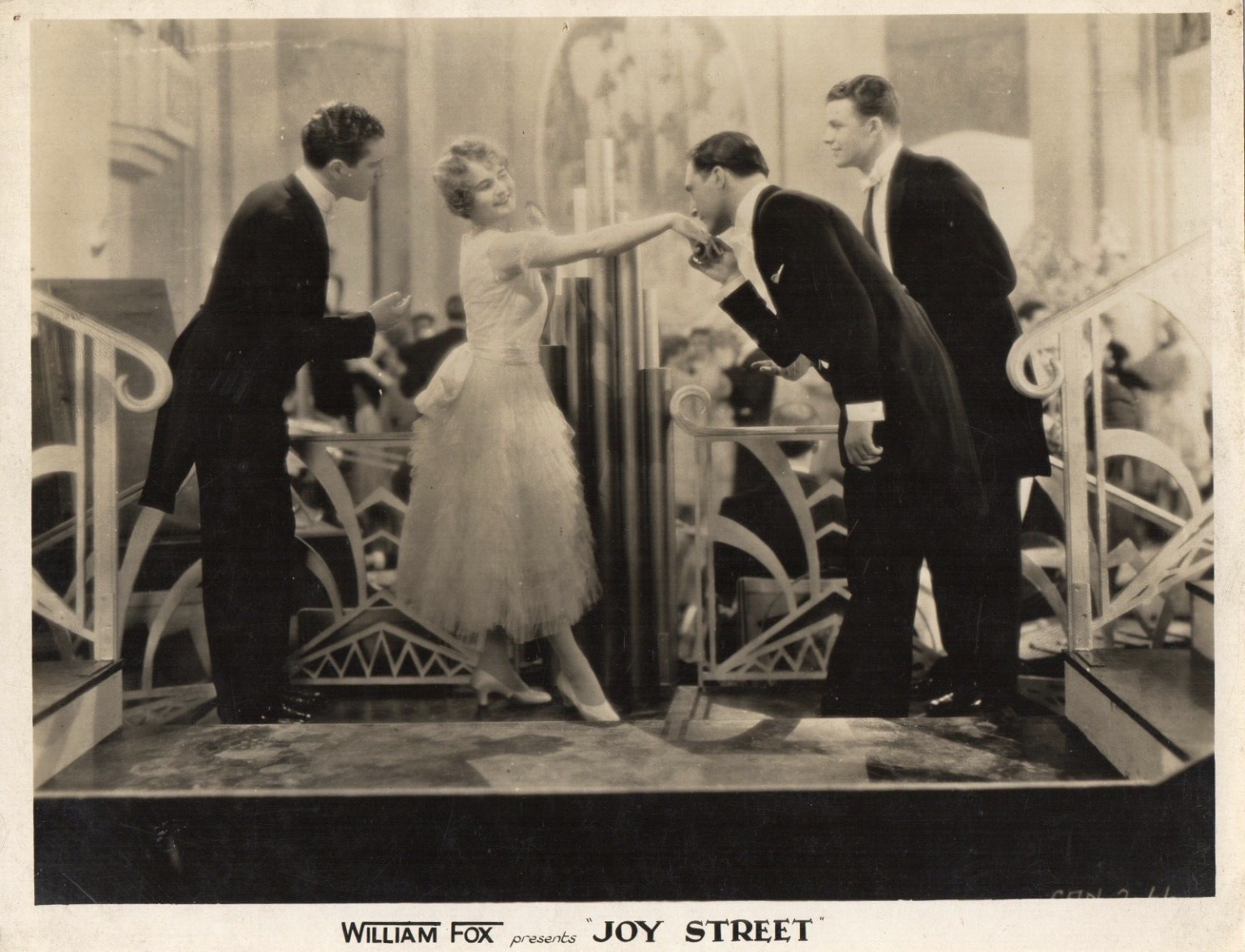 Rex Bell, John Breeden, Lois Moran, and Nick Stuart in Joy Street (1929)