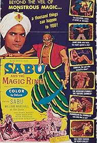 George Khoury, William Marshall, Daria Massey, and Sabu in Sabu and the Magic Ring (1957)