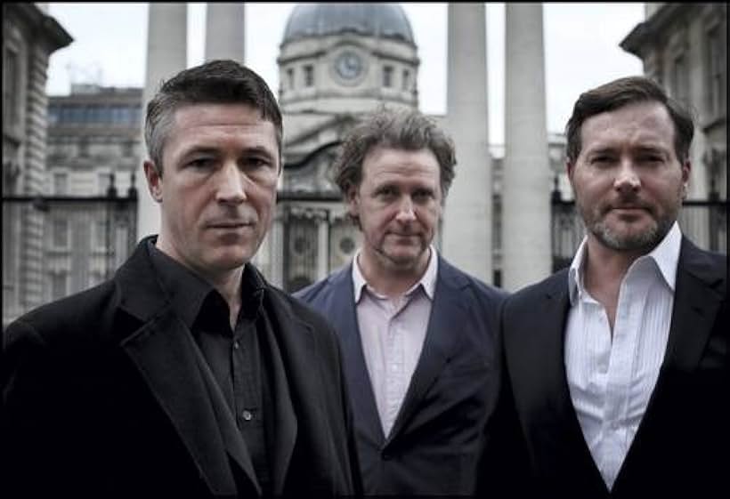 Aidan Gillen, Risteard Cooper and Peter O'Meara promote RTE drama series Charlie