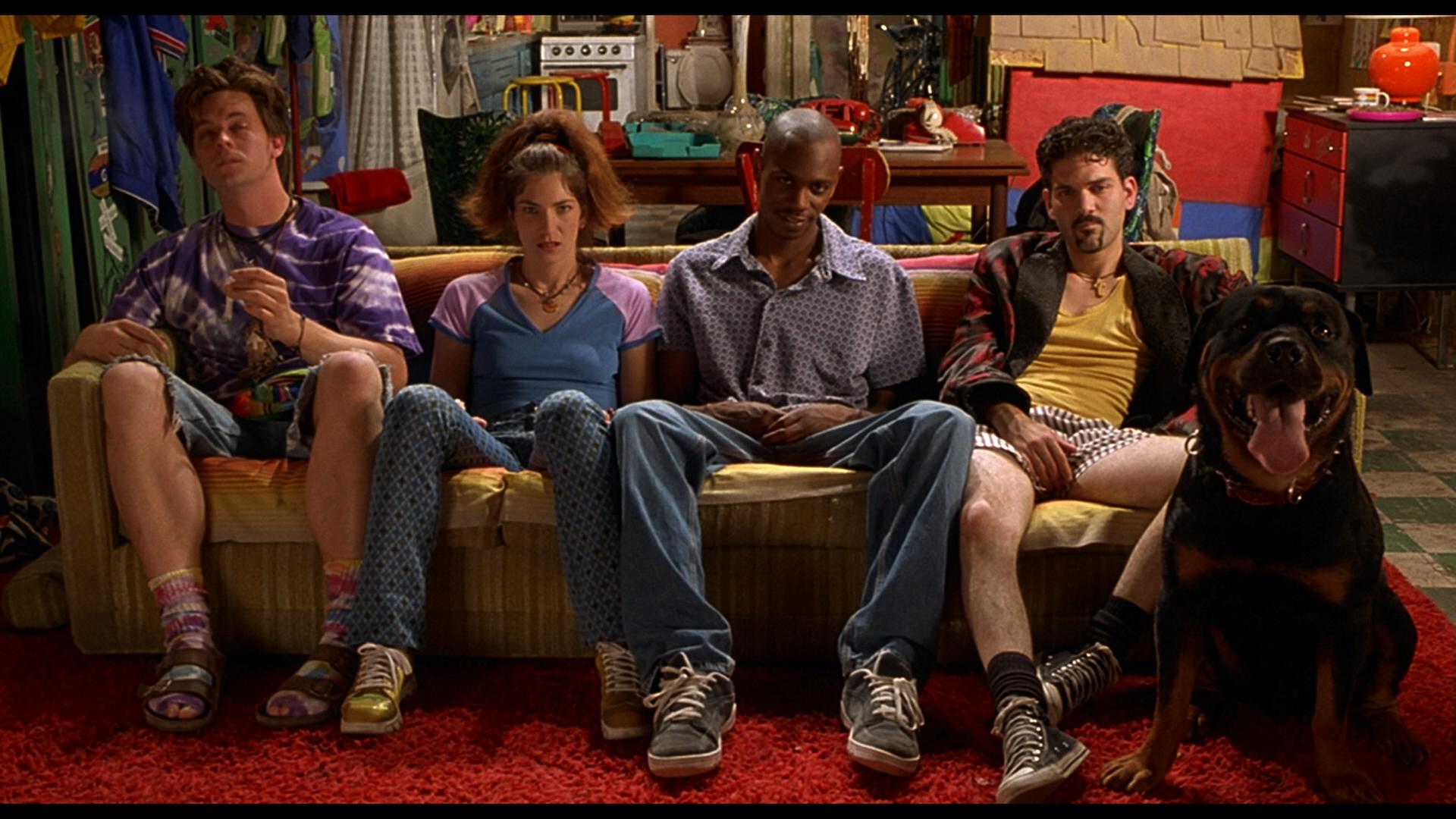 Jim Breuer, Dave Chappelle, Guillermo Diaz, and Laura Silverman in Half Baked (1998)