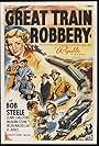 Claire Carleton and Bob Steele in The Great Train Robbery (1941)