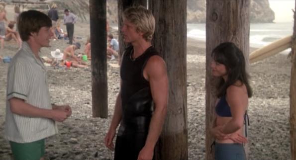 Tanya Roberts, John Calvin, and Dennis Christopher in California Dreaming (1979)