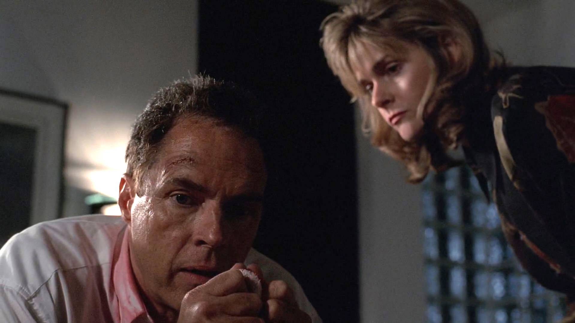 Richard Beymer and Arlene Mazerolle in The X-Files (1993)