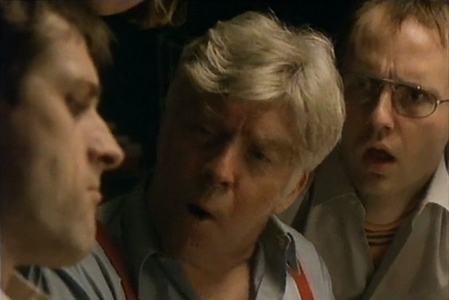 Ole Ernst, Henrik Prip, and Niels Anders Thorn in Masturbator (1993)