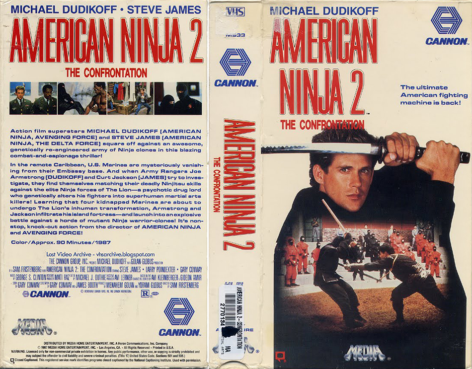 Michael Dudikoff and Mike Stone in American Ninja 2: The Confrontation (1987)