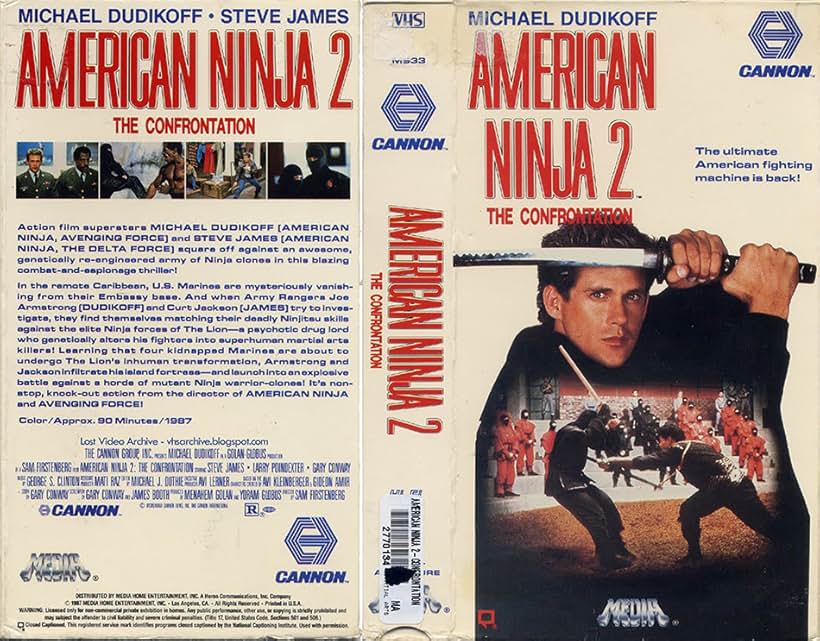 Michael Dudikoff and Mike Stone in American Ninja 2: The Confrontation (1987)