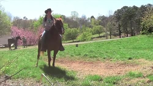 Horseback stunt riding