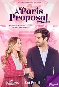 Alexa PenaVega and Nicholas Bishop in A Paris Proposal (2023)