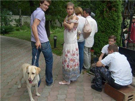 Mikhail Gavrilov and Anastasiya Borisova in Zdes kto-to est (2010)