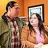 Dallas Goldtooth and Jana Schmieding in Rutherford Falls (2021)