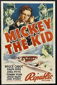 Ralph Byrd, Bruce Cabot, Tommy Ryan, and June Storey in Mickey the Kid (1939)