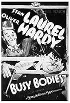 Oliver Hardy and Stan Laurel in Busy Bodies (1933)