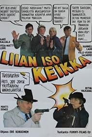 Aake Kalliala, Hannele Lauri, Vesa-Matti Loiri, Ville-Veikko Salminen, Pentti Siimes, and Ritva Valkama in Liian iso keikka (1986)