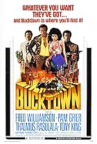 Pam Grier, Fred Williamson, Tony King, and Thalmus Rasulala in Bucktown (1975)