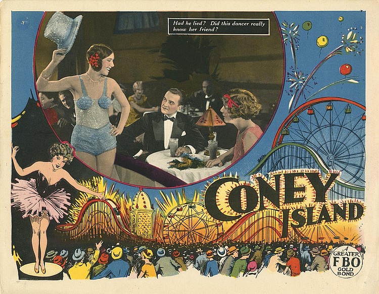 Rosa Castro, Eugene Strong, and Lois Wilson in Coney Island (1928)