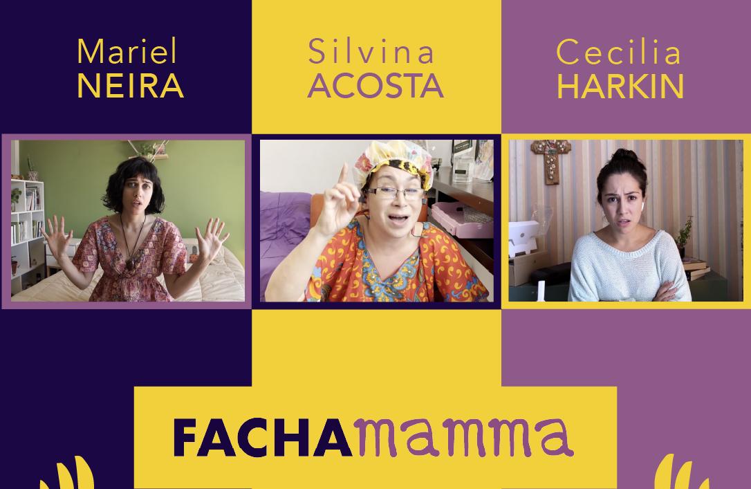 Silvina Acosta, Cecilia Harkin, and Mariel Neira in Fachamamma (2022)