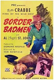 Buster Crabbe and Al St. John in Border Badmen (1945)