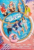 Keempee De Leon, Eugene Domingo, Xilhouete, Miles Ocampo, Enchong Dee, Jervi Li, Maris Racal, and Awra Briguela in Here Comes the Groom (2023)