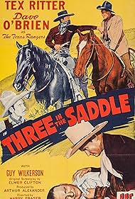 Dave O'Brien, Tex Ritter, and Guy Wilkerson in Three in the Saddle (1945)