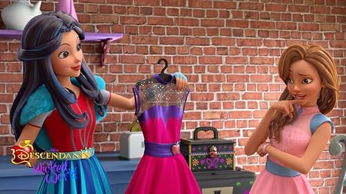 Sarah Jeffery and Sofia Carson in Descendants: Wicked World (2015)