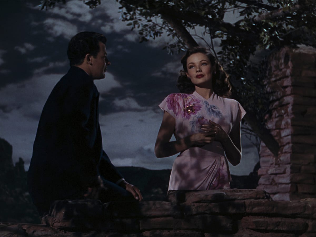 Gene Tierney and Cornel Wilde in Leave Her to Heaven (1945)