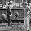 Charles Chaplin and Edna Purviance in The Champion (1915)