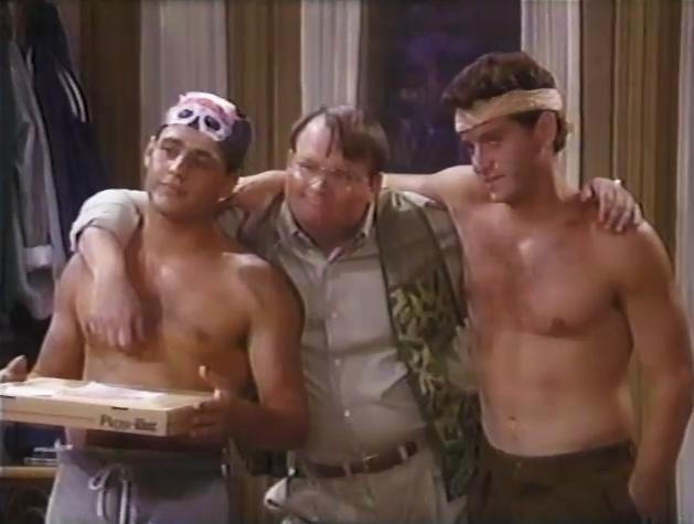 Louis Mandylor, Tom McGowan, and Lew Schneider in Down the Shore (1992)