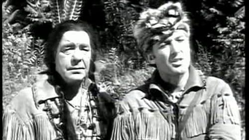 Lon Chaney Jr. and John Hart in Hawkeye and the Last of the Mohicans (1957)