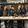 David Boreanaz, Michaela Conlin, Emily Deschanel, Tamara Taylor, T.J. Thyne, and Eric Millegan in Bones (2005)