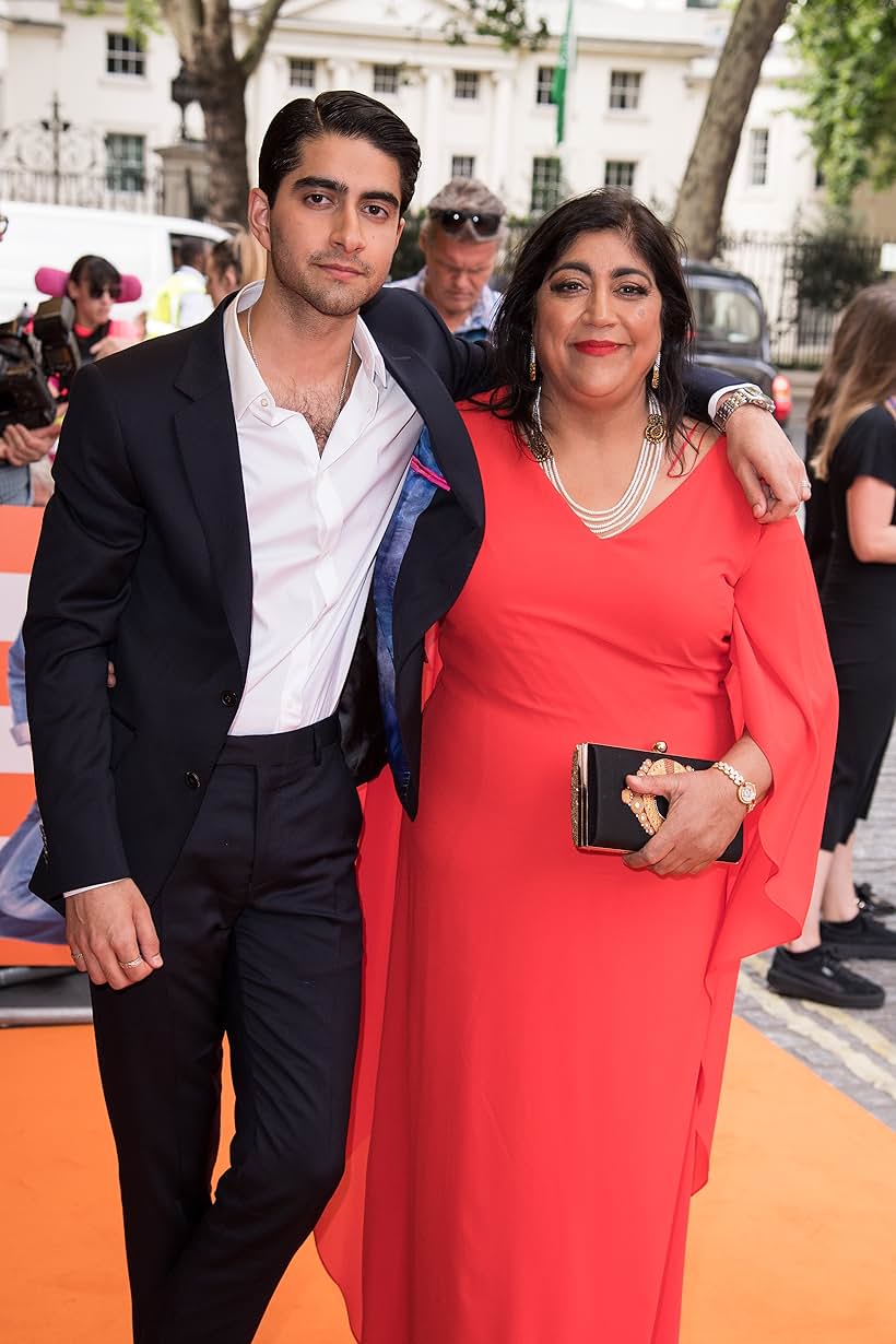 Gurinder Chadha and Viveik Kalra at an event for Blinded by the Light (2019)