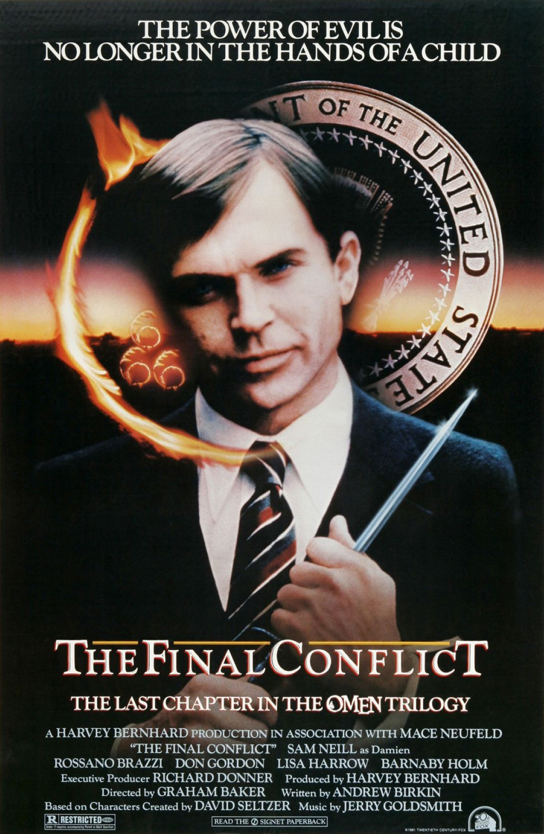 Sam Neill in The Final Conflict (1981)