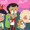 Roger Craig Smith, Utkarsh Ambudkar, and Atticus Shaffer in Harvey Street Kids (2018)