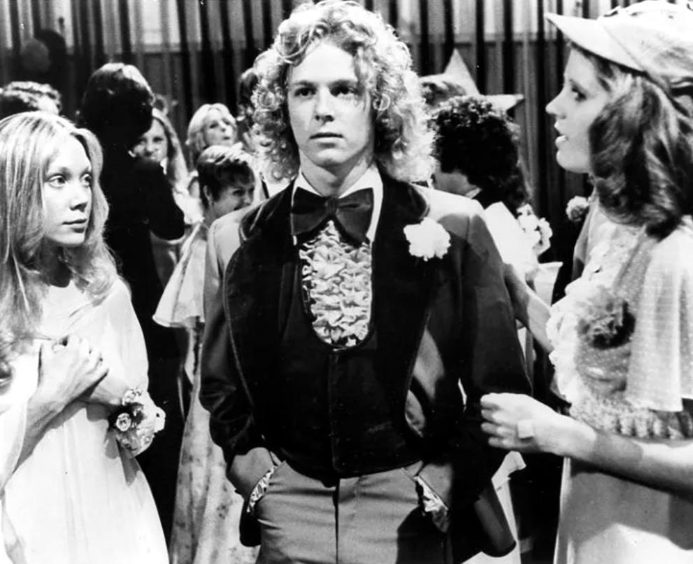 Sissy Spacek, William Katt, and P.J. Soles in Carrie (1976)