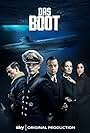 Lizzy Caplan, Tom Wlaschiha, Rick Okon, Vicky Krieps, and August Wittgenstein in Das Boot (2018)