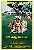 Bill Murray, Chevy Chase, Rodney Dangerfield, and Ted Knight in Caddyshack (1980)